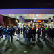 Demonstrators gather at the site of Dolal Idd’s killing in Minneapolis, Minnesota on New Years Eve.